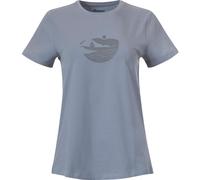 Bergans Nordmarka Organic Cotton Print Tee Women husky blue/husky blue sunset (25617) S