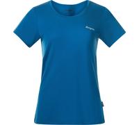 Bergans Rabot Emblem Wool Damen T-Shirts blau Größe L Trekking Schnell trocknend Merinowolle | Lyocell (Tencel™)