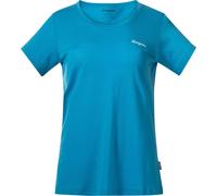 Bergans Rabot Emblem Wool Damen T-Shirts blau Größe S Trekking Schnell trocknend Merinowolle | Lyocell (Tencel™)