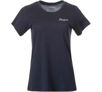 Bergans Rabot Emblem Wool Damen T-Shirts blau Größe XS Trekking Schnell trocknend Merinowolle | Lyocell (Tencel™)