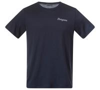 Bergans Rabot Emblem Wool Herren T-Shirts blau Größe S Trekking Hautfreundlich Merinowolle | Lyocell (Tencel™)