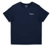 Bergans Herren Rabot Emblem Wool T-Shirt (Größe L, blau)