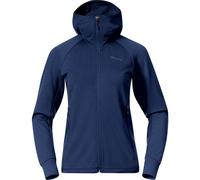 Bergans W Rabot Merino Tech Midlayer Hoodie, Navy Blue / XL, Damen Midlayer