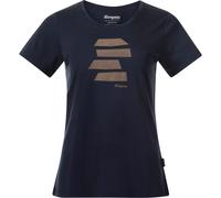 Bergans Rabot Mount Wool Damen T-Shirts blau Größe M Trekking Schnell trocknend Merinowolle | Lyocell (Tencel™)