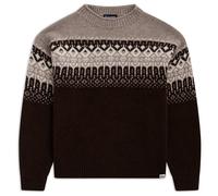 Bergans - Steiro Knitted Wool Jumper - Wollpullover, Gr. XXL, schwarz (DarkChocolate/RockTaupe/Creme)