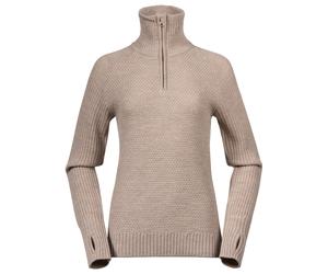 Bergans - Ulriken Lady Jumper - Merinopullover, Gr. L, braun (Sandstone)