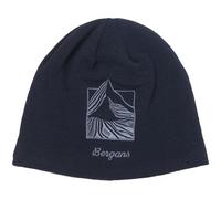 Bergans Unisex Rabot Fleece Lined Wool Mütze, Navy Blue, ONE Size