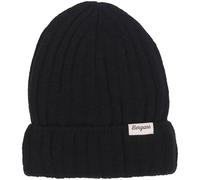 Bergans Unisex Rabot Mount Rib Wool Mütze, Black, One Size, Schwarz , One size