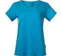 Bergans Vaagaa Adventure Merino Damen T-Shirts blau Größe L Trekking Schnell trocknend Merinowolle | Lyocell (Tencel™)