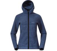 Bergans Vaagaa Merino Terry Midlayer Hoodie Women granite blue (24412) L