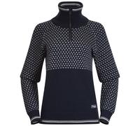 Bergans Alvdal Wool W Half Zip navy blue/vanilla white (14286) M