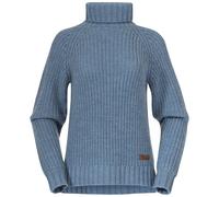 Bergans W Nordmarka Merino High Neck Jumper, Husky Blue / M, Damen Pullover