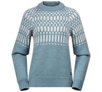 Bergans Women's Nordmarka Merino Jumper Light Agave Green/vanilla White XL