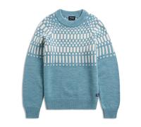 Bergans W Nordmarka Merino Jumper, Navy Blue - Husky Blue / S, Damen Pullover