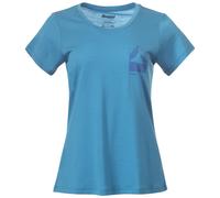 Bergans W Rabot Mount Wool Tee, Aqua Lagoon / M, Damen Kurzarmshirt