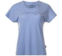Bergans W Tind Crux Merino Tee Damen Kurzarmshirt - Blueberry Milk - Navy Blue Gml