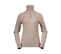 Bergans W Ulriken Merino Jumper, Sandstone / S, Damen Midlayer