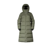 Bergans W Urban Down Long Coat, Green Mud / L, Damen Mäntel & Parkas