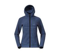 Bergans W Vaagaa Merino Terry Midlayer Hoodie Damen Midlayer - Green Mud - M
