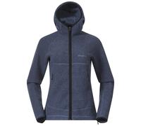 Bergans W Vaagaa Merino Terry Midlayer Hoodie, Granite Blue / M, Damen Midlayer