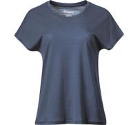 Bergans Damen Whenever Merino T-Shirt (Größe M, blau)