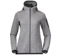 Bergans Kamphaug Knitted Womens Hoodie chalk sand - Größe S