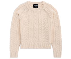 Bergans - Women's Lofoten Knitted Wool Jumper - Wollpullover, Gr. L, beige (Creme)