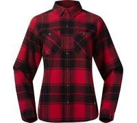 Bergans Women's Nordmarka Flannel Shirt Red/black Check M