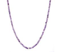 BERGERLIN Amethyst Halskette lila - lilane Kette - Silber - M-L