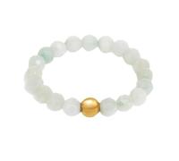 BERGERLIN Naturstein Fidget Ring Damen Herren, Anti Stress, Goldperle | Anti Stress Ring Damen & Herren: Edelstein Ring, facettierte Natursteine & Goldperle - vom deutschen Prüflabor bestätigt.