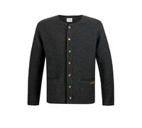 Bergfeuer Herren Trachtenjanker Castello Strickjacke, Anthrazit, 54 EU