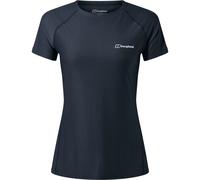Berghaus Damen 24/7 Kurzärmeliges Tech-Baselayer-T-Shirt mit Rundhalsausschnitt | Feuchtigkeitsableitend | Atmungsaktiv T-Shirt, Schwarz/Schwarz, 14