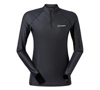 Berghaus Damen 24/7 Langärmeliges Baselayer-Funktions-T-Shirt mit halbem Reißverschluss T-Shirt
