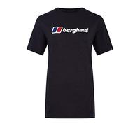 Berghaus Damen Boyfriend Big Classic T-Shirt mit Logo | Modern Fit T-Shirt, Schwarz/Schwarz, 12