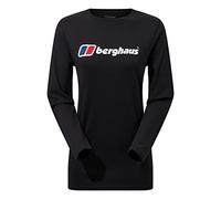 Berghaus Damen Boyfriend Big Classic T-Shirt mit Logo | Modern Fit T-Shirt, Schwarz/Schwarz, 12