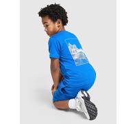 Berghaus Full Box Logo T-Shirt/Shorts Set Children, Blau - 3-4Y
