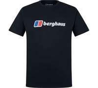 Berghaus Class XL-Logo T-Shirt für Herren, Black/Black, XL