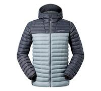 Berghaus Herren Vaskye Synthetik Isolierjacke | Extra Wärme | Strapazierfähige Jacke | Leichtes Design | Steppjacke Jacke, Monument/Grey Pinstripe, M