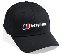 Berghaus Unisex Baseballkappe mit Logo | Druckknopfverstellung Mütze, Schwarz/Schwarz, Einheitsgröße