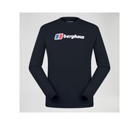 Berghaus T-Shirt Big Logo LS – Herren, Black/Black, Größe 2XL (DE 58)