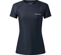 Berghaus Damen 24/7 Kurzärmeliges Tech-Baselayer-T-Shirt mit Rundhalsausschnitt | Feuchtigkeitsableitend | Atmungsaktiv T-Shirt, Schwarz/Schwarz, 18