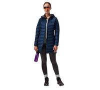 Berghaus Winterjacke Nula Micro Long (warm, wasserabweisend, PFC-frei) dunkelblau Damen, Größe 40