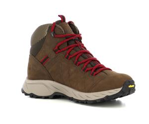 Berghen Damen Trekking-/Wanderschuhe Montana Mid Leather OLA0F2101 Braun Dark Brown/Bordeaux-37