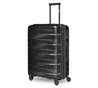 Bergpfeil Mittelgroßer Hartschalen Check-in Koffer |Trolley erweiterbar 45 x 27 x 66 cm aus hochwertigem Polypropylen-Material | Unisex Koffer nur 3,7 kg | Doppelrollen & TSA-Schloss (Travel)