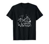 Bergsteiger Wander Woman Wandern Frauen Bergsteigen Spruch T-Shirt