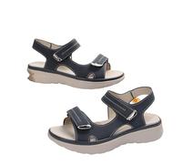 bergxperten OrthoKlara - ergonomische, schmerzlindernde & rutschfeste für Damen bequeme Sommer - Sandalen mit weichem Material