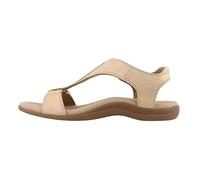 bergxperten OrthoSun - ergonomische Schmerzlinderungs- Flache Sommer Sandalen mit Klettverschluss, Elegant für Freizeit