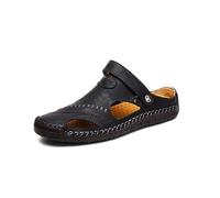 bergxperten PODOback Orthopädische Ledersandalen Asifn Herren Leder Sport Sandalen für Haus und Outdoor - Sommerwandern, Strand, Fischer, Anti - Rutsch, Leichte Atmungsaktivität
