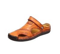 bergxperten PODOback Orthopädische Ledersandalen Asifn Herren Leder Sport Sandalen für Haus und Outdoor - Sommerwandern, Strand, Fischer, Anti - Rutsch, Leichte Atmungsaktivität
