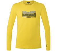 Bergzeit Basics Bergzeit Herren Longsleeves gelb Größe XXL Trekking Hautfreundlich